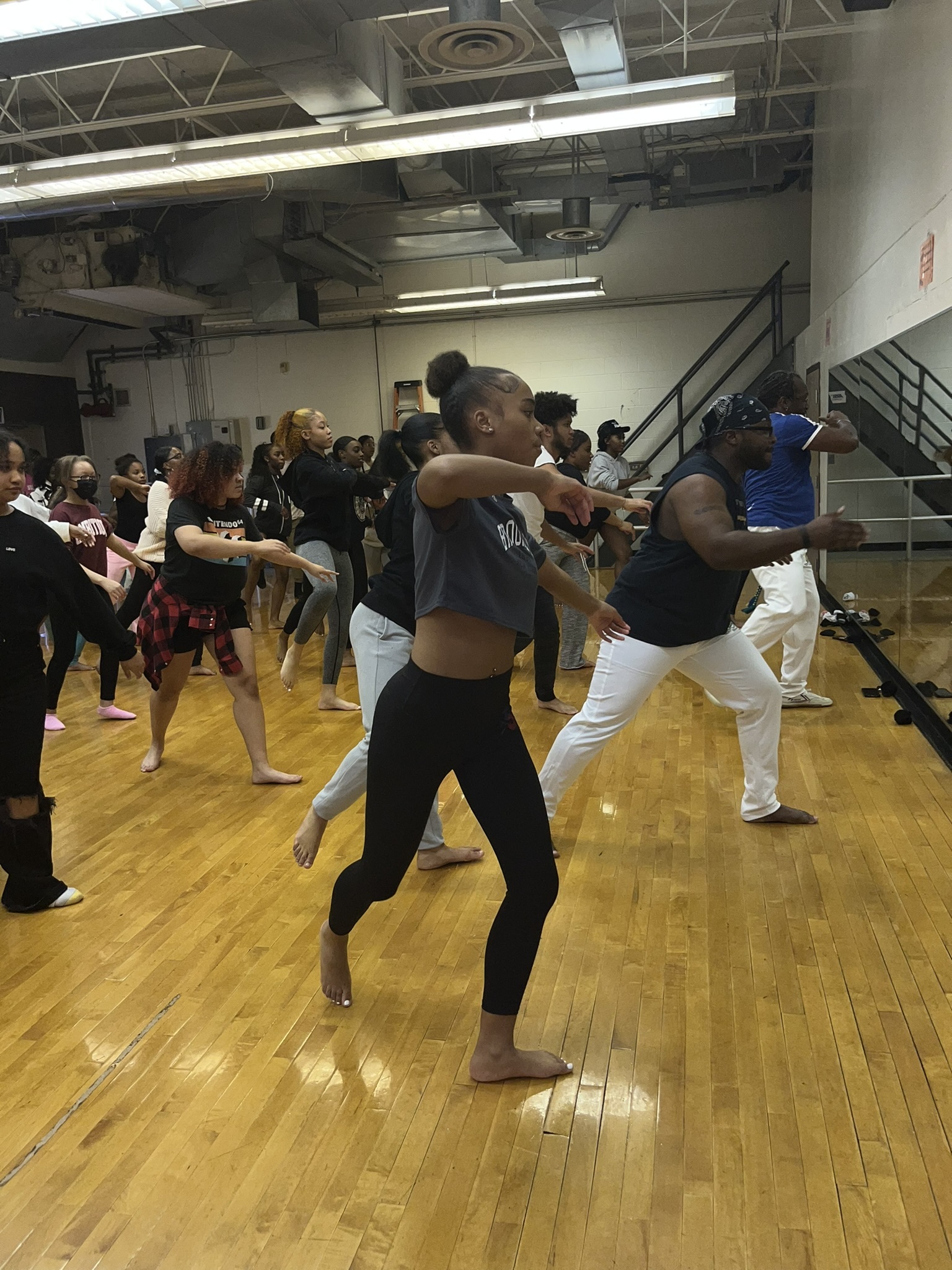 Capoeira Martial Arts visits with Dance Students