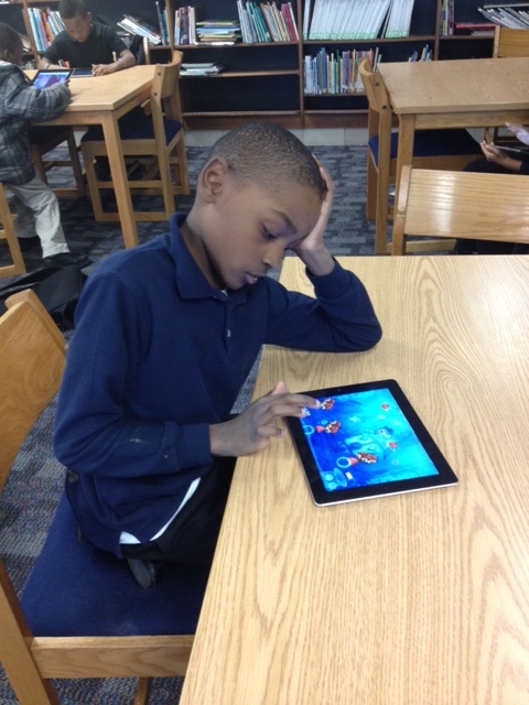 We all focus better when we have the iPads to help us learn.