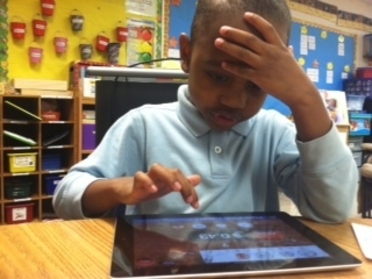 Math Games on an iPad