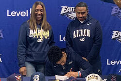Cameron B. signed a letter of intent to play baseball at the University of Akron.